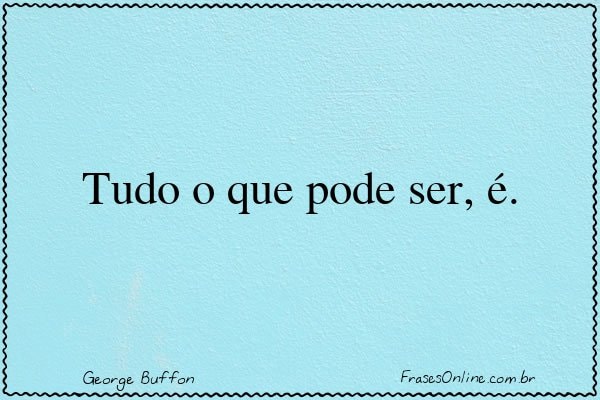 Frase de George Buffon