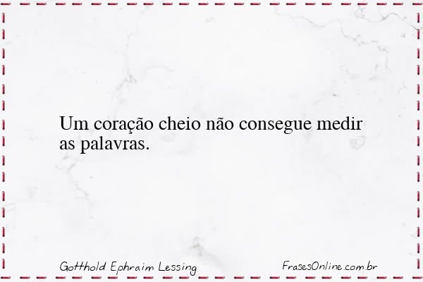 Frase de Gotthold Ephraim Lessing