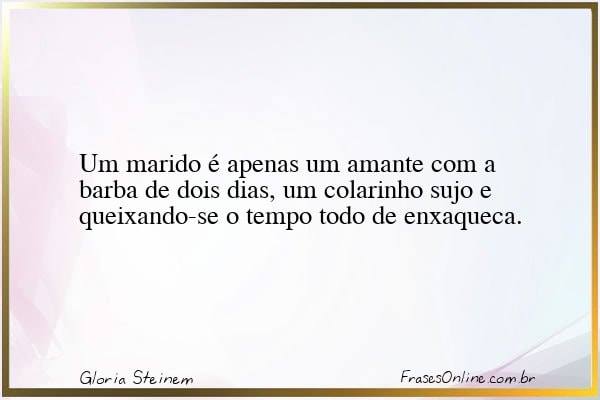 Frase de Gloria Steinem