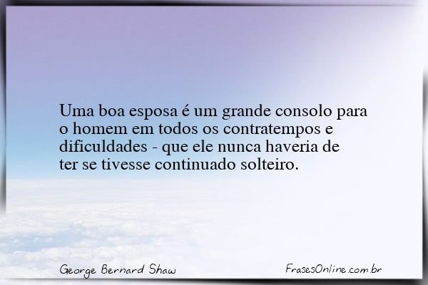 Frase de George Bernard Shaw