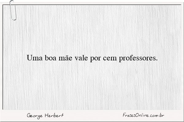 Frase de George Herbert