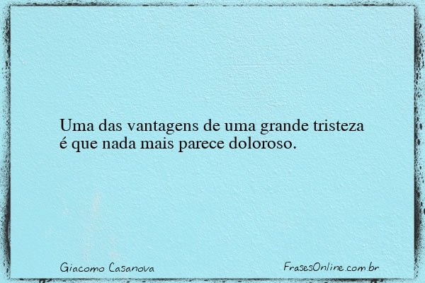 Frase de Giacomo Casanova