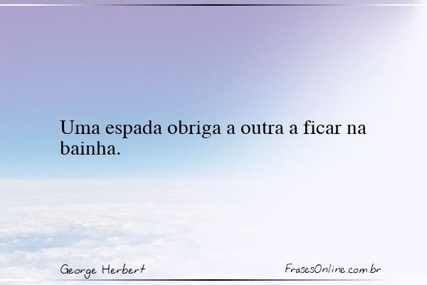 Frase de George Herbert