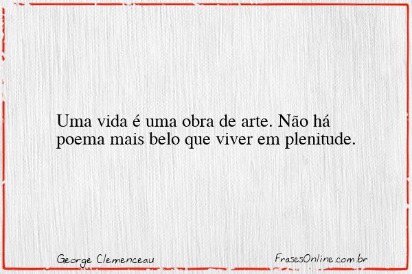 Frase de George Clemenceau