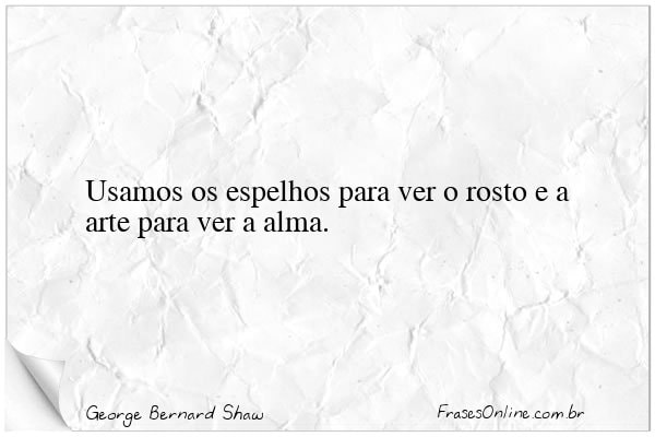 Frase de George Bernard Shaw