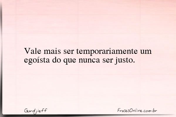Frase de Gurdjieff