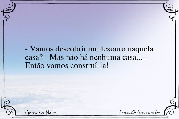 Frase de Groucho Marx