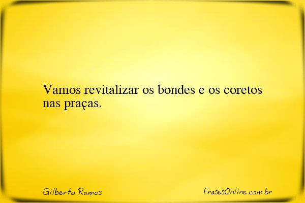 Frase de Gilberto Ramos