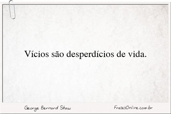 Frase de George Bernard Shaw