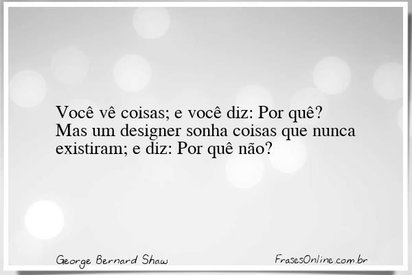 Frase de George Bernard Shaw