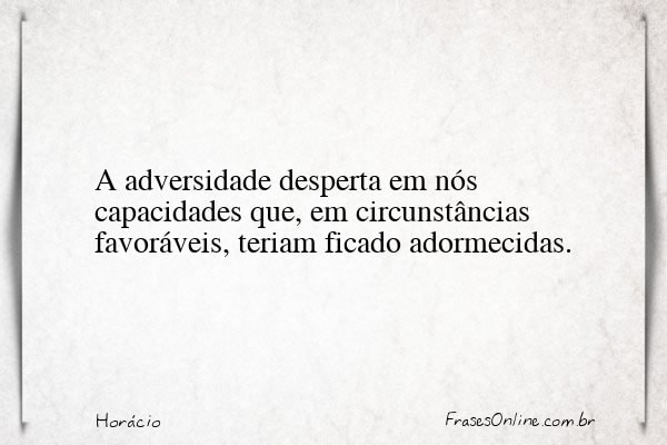 Frase de Horácio