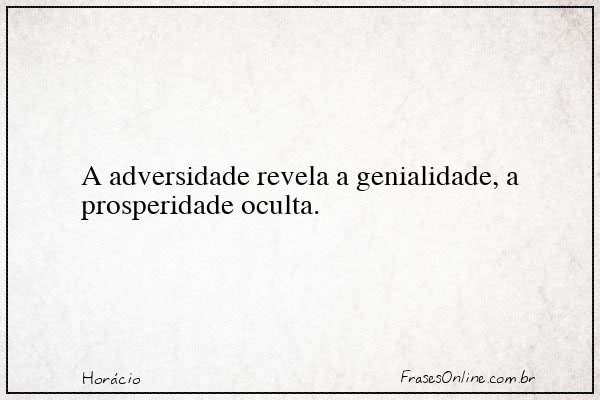 Frase de Horácio