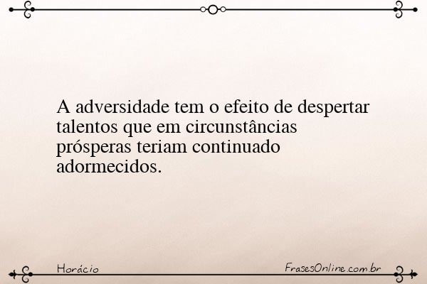 Frase de Horácio