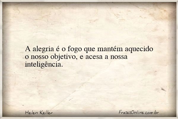 Frase de Helen Keller