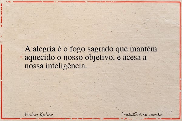 Frase de Helen Keller