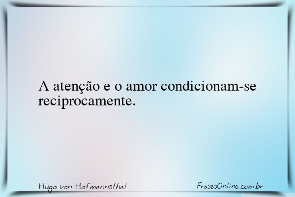 Frase de Hugo von Hofmannsthal