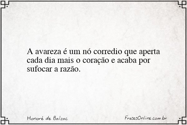 Frase de Honoré de Balzac