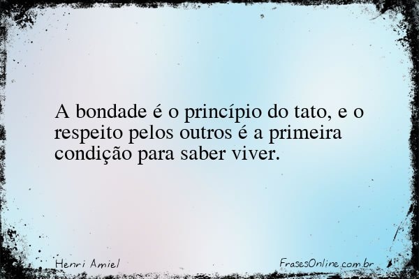 Frase de Henri Amiel