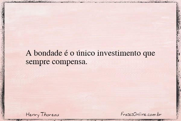 Frase de Henry Thoreau
