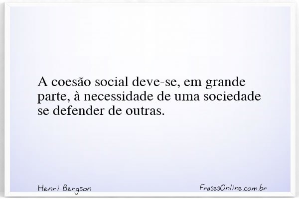 Frase de Henri Bergson