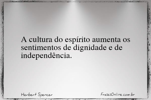 Frase de Herbert Spencer