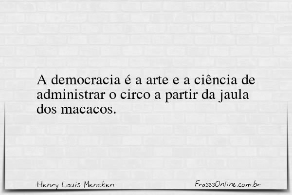 Frase de Henry Louis Mencken