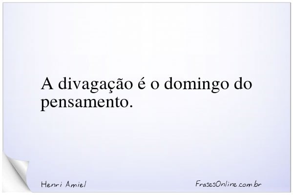 Frase de Henri Amiel