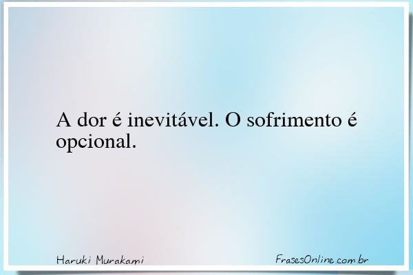 Frase de Haruki Murakami
