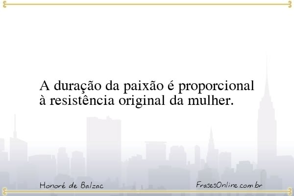 Frase de Honoré de Balzac