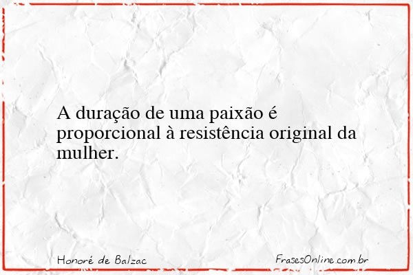 Frase de Honoré de Balzac