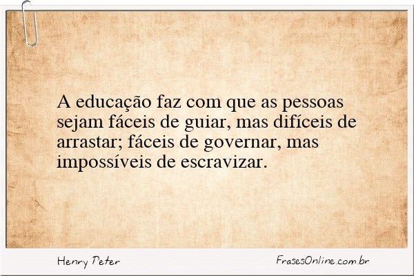 Frase de Henry Peter