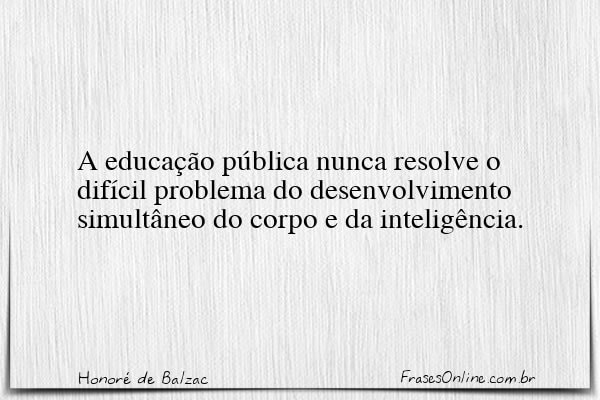 Frase de Honoré de Balzac