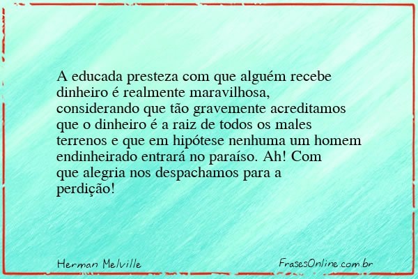 Frase de Herman Melville