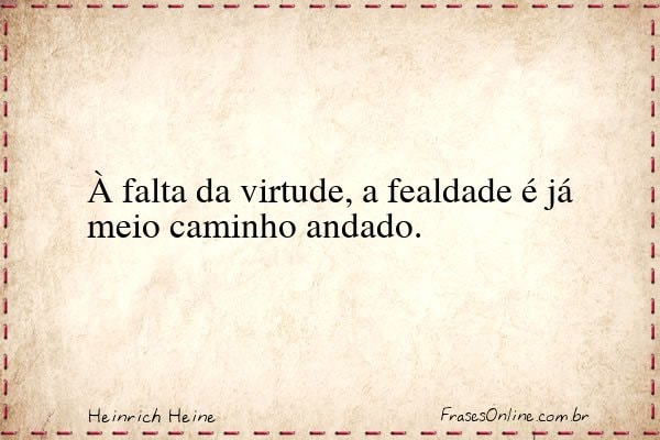 Frase de Heinrich Heine