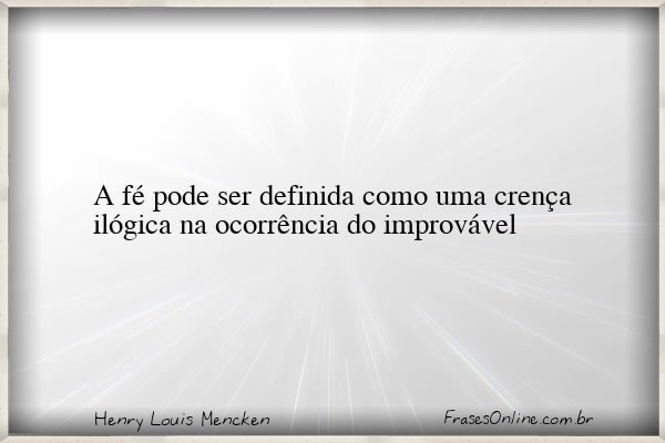 Frase de Henry Louis Mencken