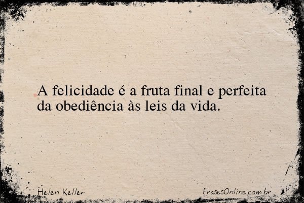 Frase de Helen Keller