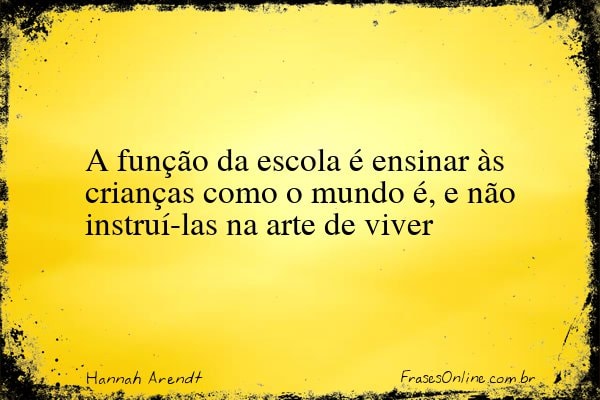 Frase de Hannah Arendt