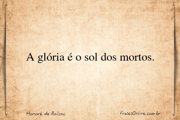 Frase de Honoré de Balzac