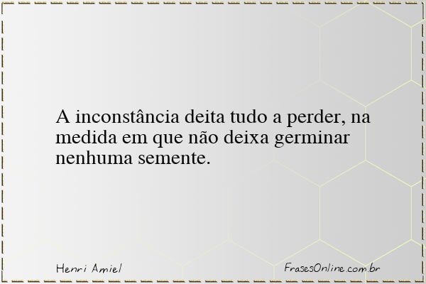 Frase de Henri Amiel