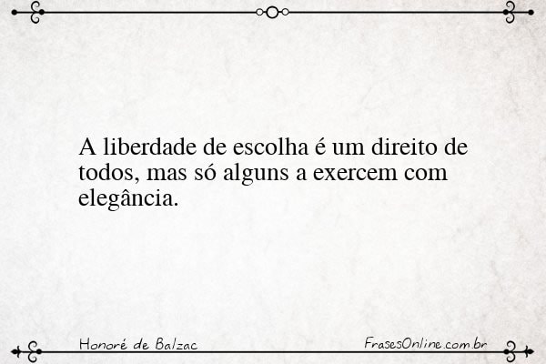 Frase de Honoré de Balzac