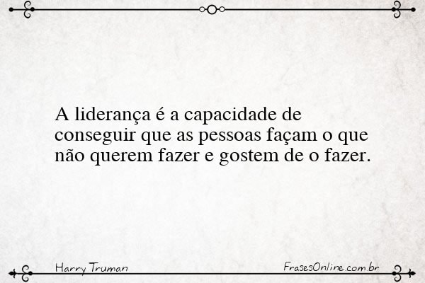 Frase de Harry Truman