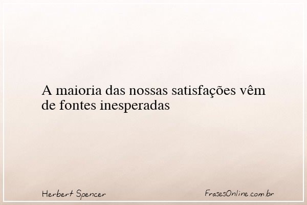 Frase de Herbert Spencer