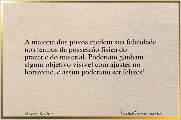 Frase de Helen Keller