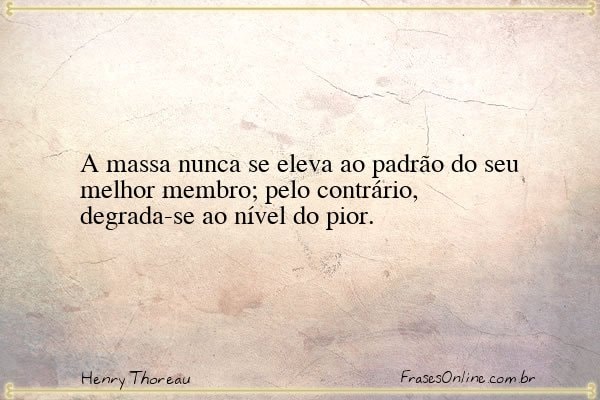 Frase de Henry Thoreau