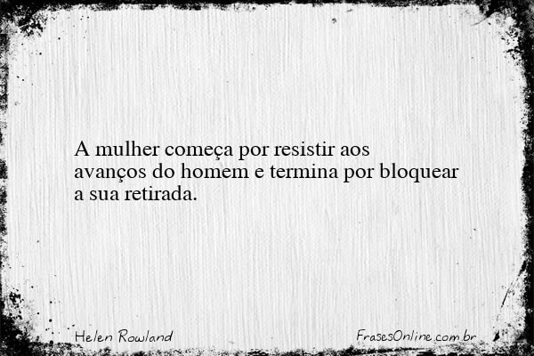 Frase de Helen Rowland
