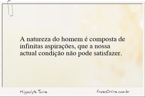 Frase de Hippolyte Taine