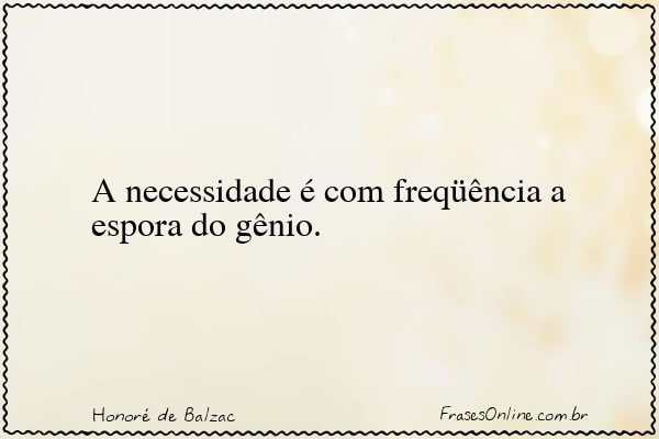 Frase de Honoré de Balzac