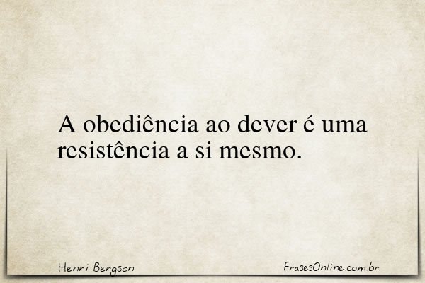 Frase de Henri Bergson