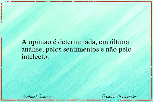 Frase de Herbert Spencer