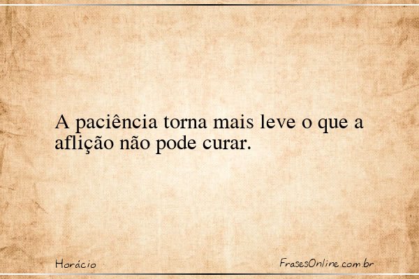 Frase de Horácio
